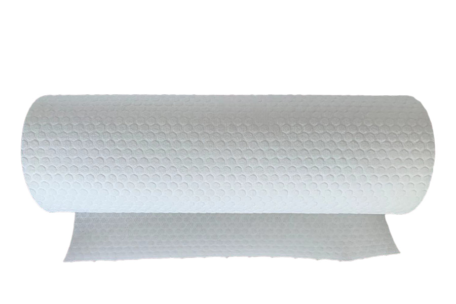 Roll-type typis spunlace nontextae fabricae est summus perficientur nonwoven materia